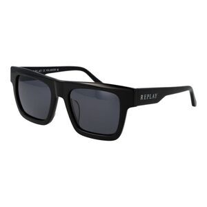 Replay Black Plastic Men's Sunglasses